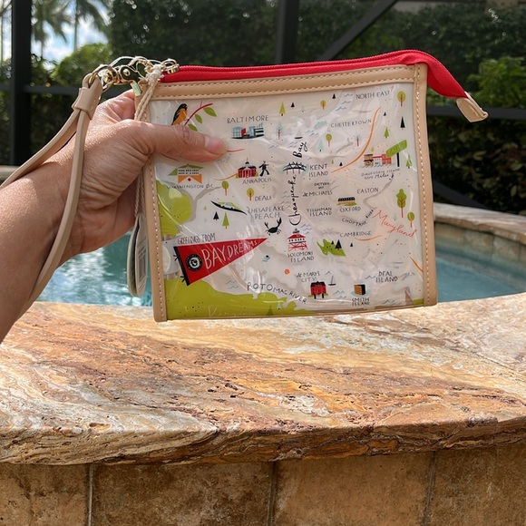 Spartina Clear Beach Wristlet Bay Dream NWT - Picture 5 of 5